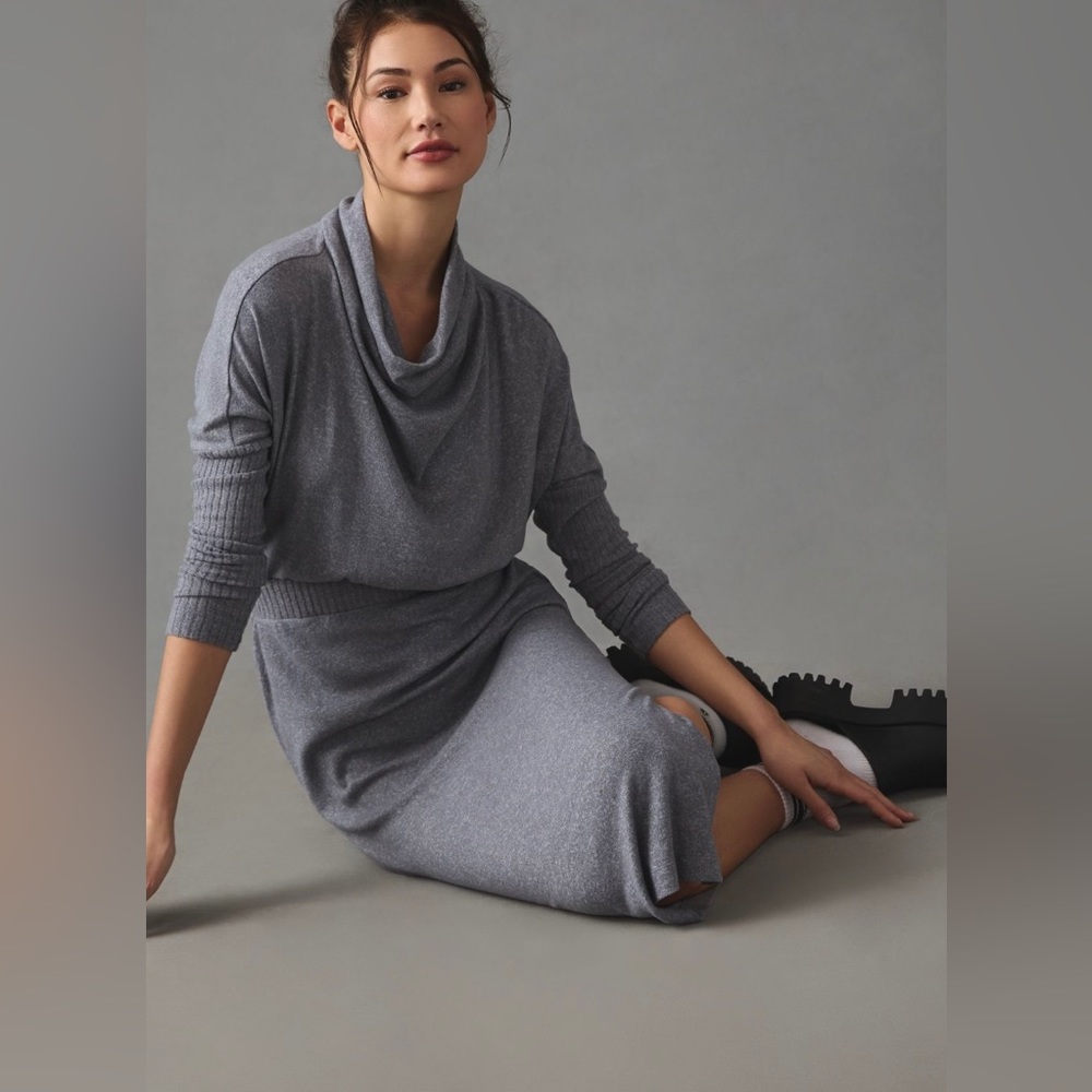 Daily Practice by Anthropologie Draped Cowl Neck Maxi Dress - Picture 2 of 6